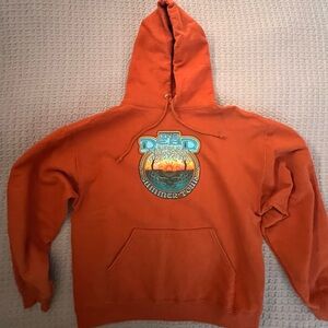 Grateful Dead “Vintage The Dead Summer Tour Sweatshirt” Men's Orange Hoodie